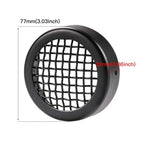 60mm Black Metal Turn Signal Lights Covers for Harley Sportster