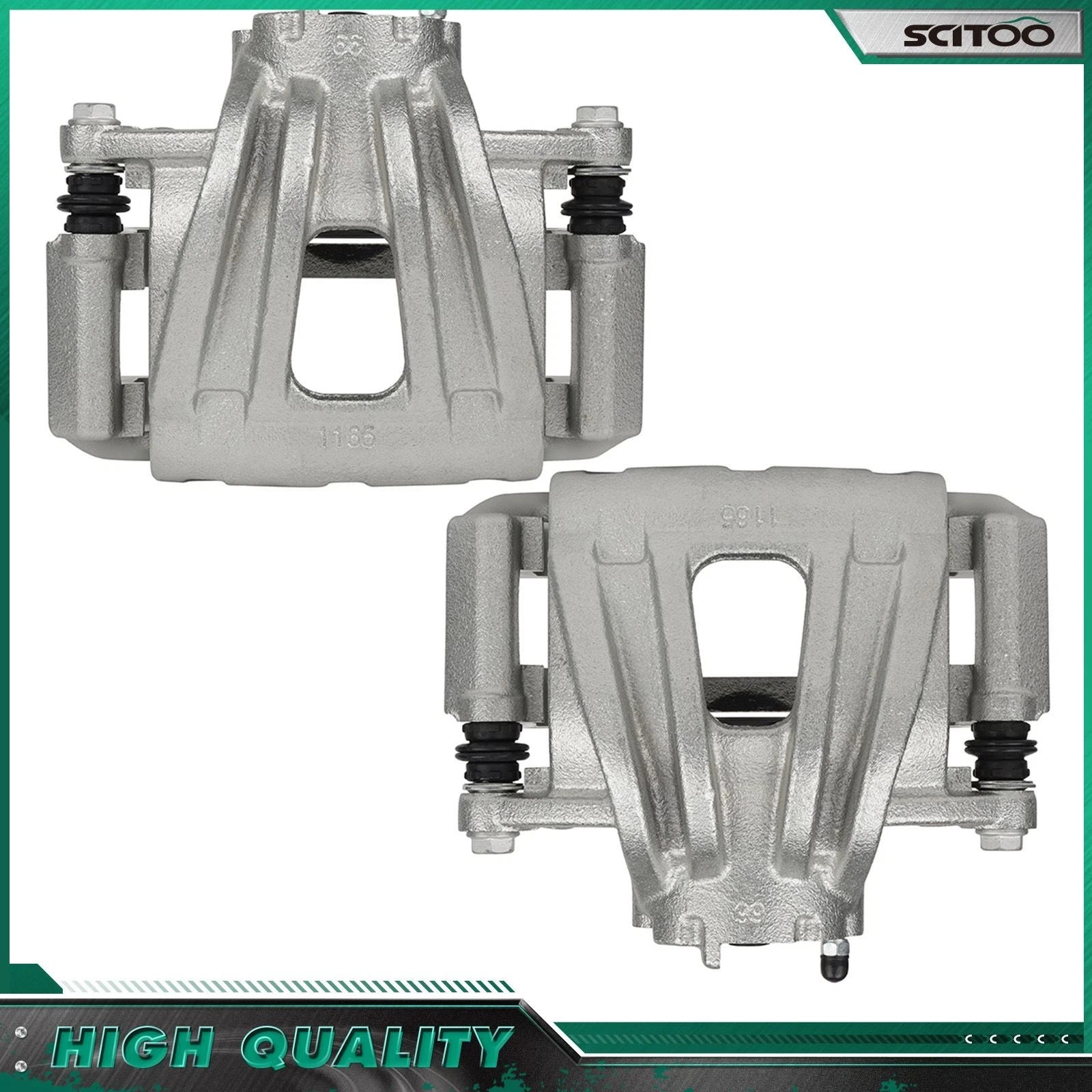 Front Brake Calipers Pair for Jeep Liberty (2002–2007)