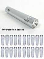 Toggle Switch Extension Clear 2-1/4in Chrome Metal for Peterbilt (2010–2024)
