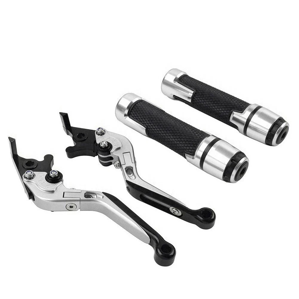 Folding Extendable Brake Clutch Lever Grip Set for Yamaha YZF R3 MT-03 (2015-2023)