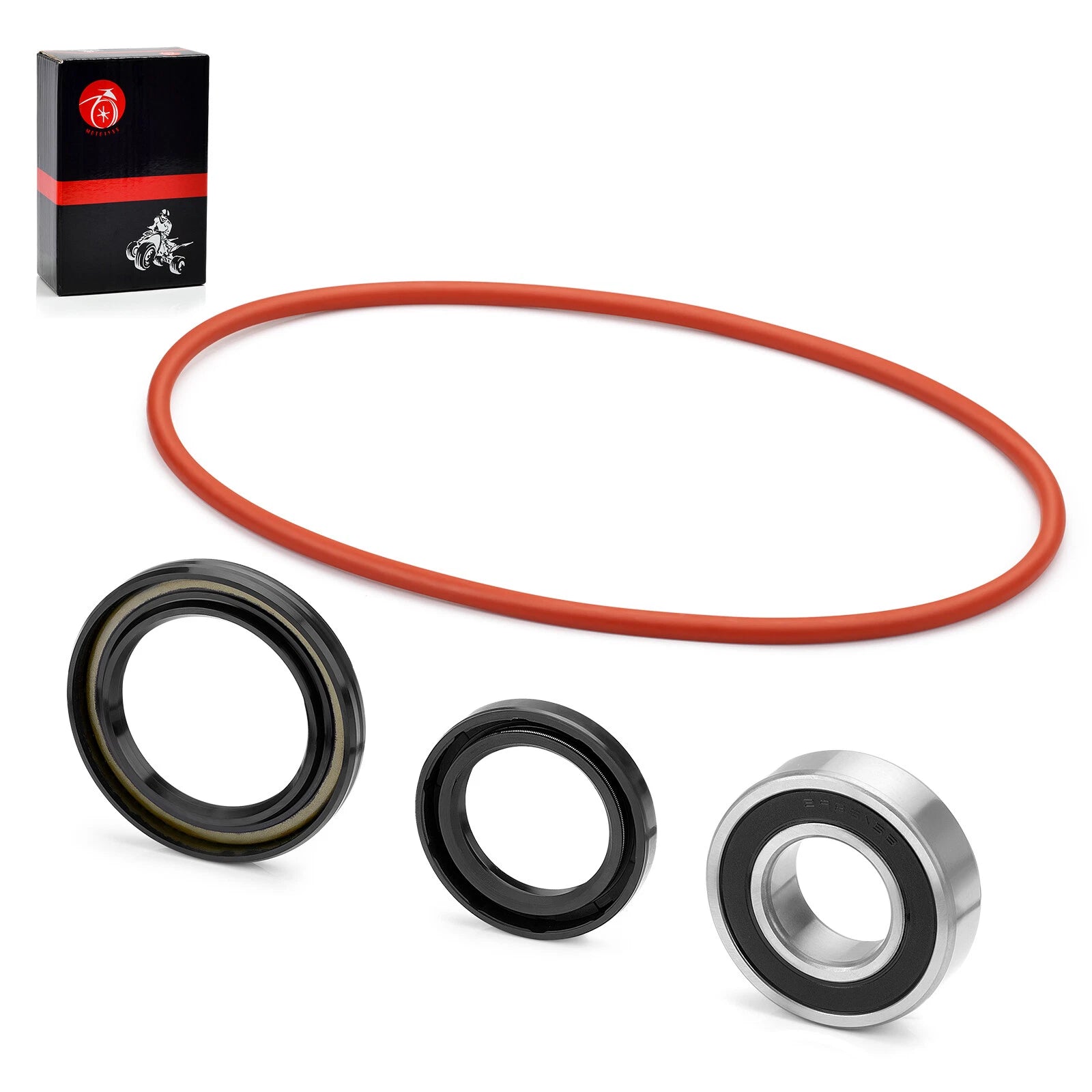 Rear Brake Drum Bearing & Seal Kit for Yamaha YFM350 Bruin Grizzly Wolverine (1999–2006)