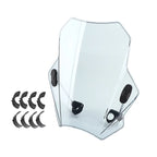 Adjustable Wind Screen Windshield for Universal Motorcycle (22MM, 25MM, 28MM)