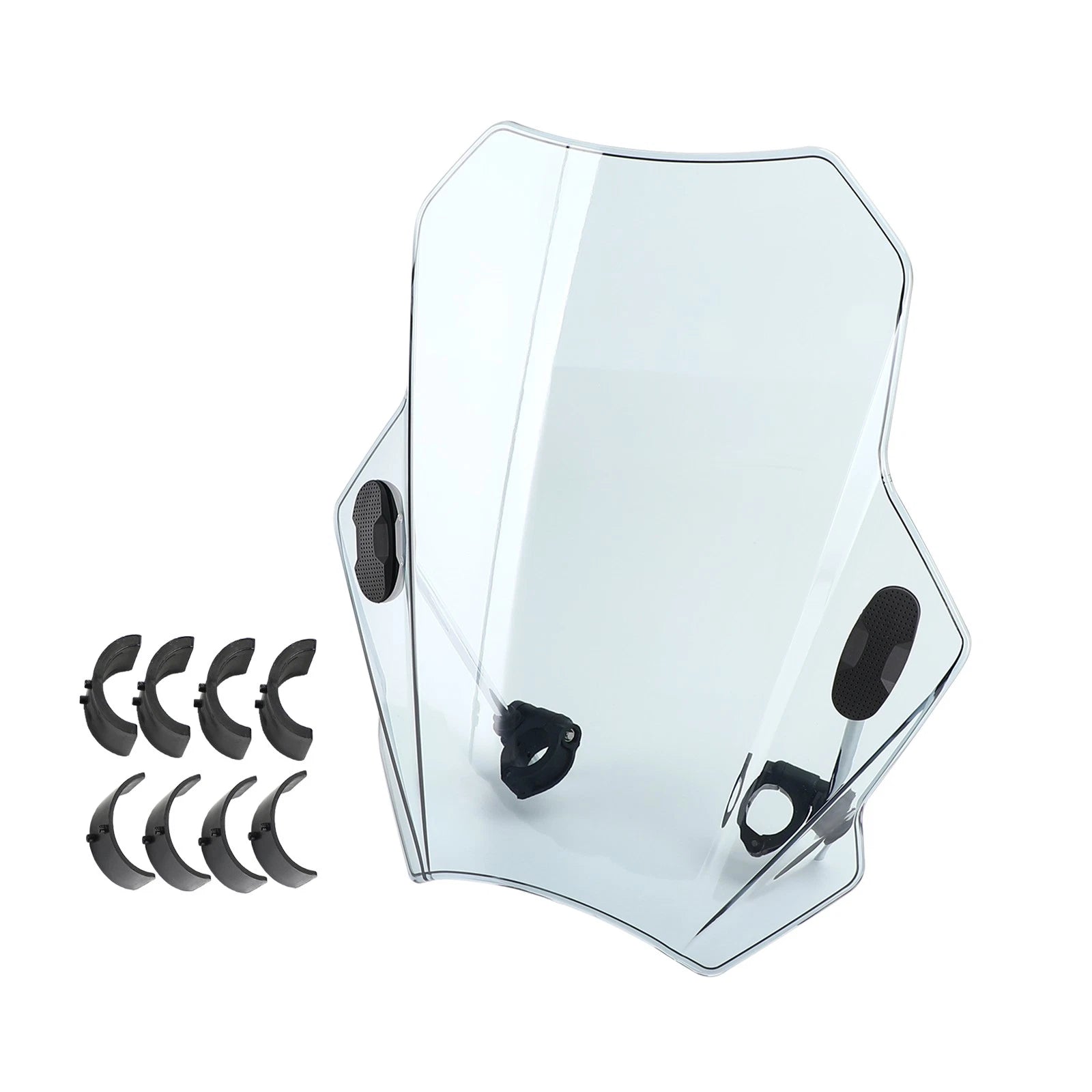Adjustable Wind Screen Windshield for Universal Motorcycle (22MM, 25MM, 28MM)