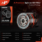 Engine Oil Filter for Silverado 4500 HD (2019), Ram 1500 (2011–2013, 2021–2023)