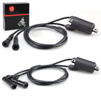2 x Ignition Coils & Caps for Honda CB750 CB750SC CB900 CB1000 CB1100F (1969–1984)