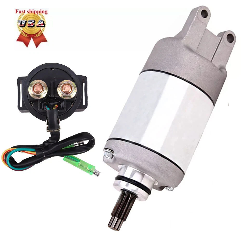 Starter & Relay Solenoid for Honda TRX300EX TRX 300 Ex Fourtrax (1993–2003)
