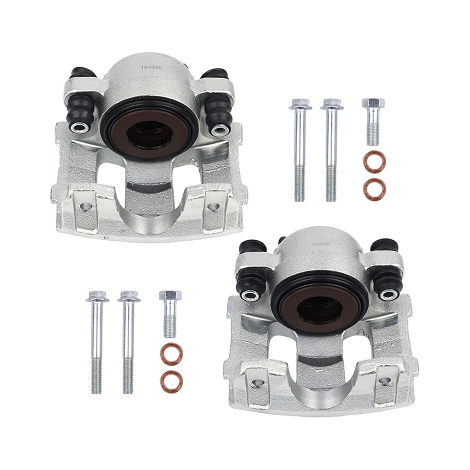 Set of 2 Front Brake Calipers for Jeep Cherokee Wrangler TJ Comanche (1990–2006)