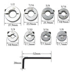 Positioning Rings Set of 8 for Heavy Duty Drilling Equipment