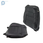 Leather Seat Cover Set for Ford Mustang (2015-2023) Perforated Black