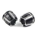 Aluminum Front Cut Axle Nut Cap Covers for Harley Softail Touring Street Glide