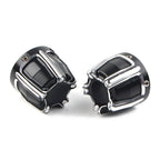 Aluminum Front Cut Axle Nut Cap Covers for Harley Softail Touring Street Glide