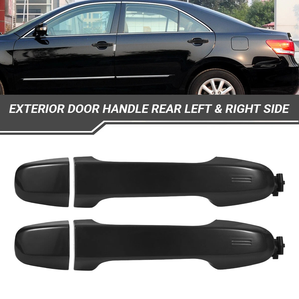 2Pcs Exterior Door Handle for Toyota Camry (2012–2017) - Left & Right