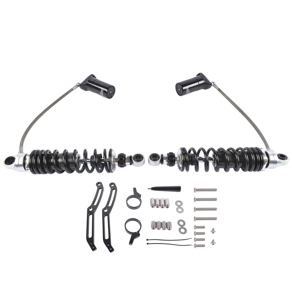 Adjustable Remote Reservoir Rear Shock Absorbers for Harley Electra Glide (2014-2024)