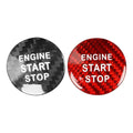 2X Carbon Fiber Engine Start Stop Button Cover for Lexus IS ES GS NX RX LX