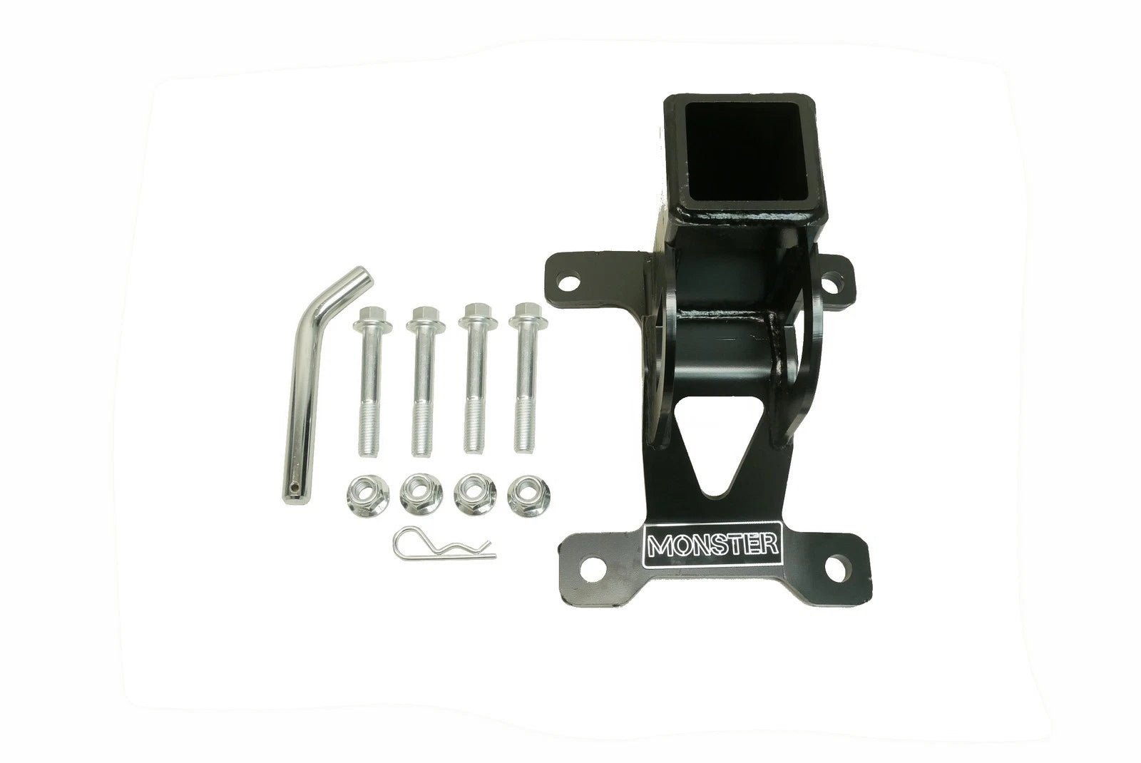 2" Rear Hitch Receiver for Polaris RZR PRO XP XP4 (2020–2024) Black Steel