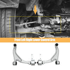2X Front Lower Control Arms w/Ball Joints for Honda Pilot (2009–2015)