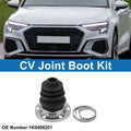 Inner CV Joint Boot Kit w/ Clamps for Audi A3 (2006–2013), A4 (2000)