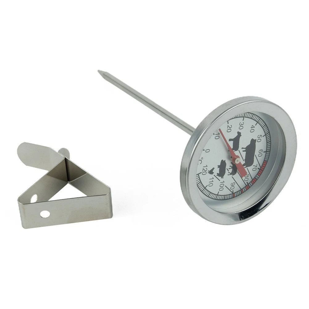 Set of 4 Heat-resistant Stainless Steel Thermometers for Baking