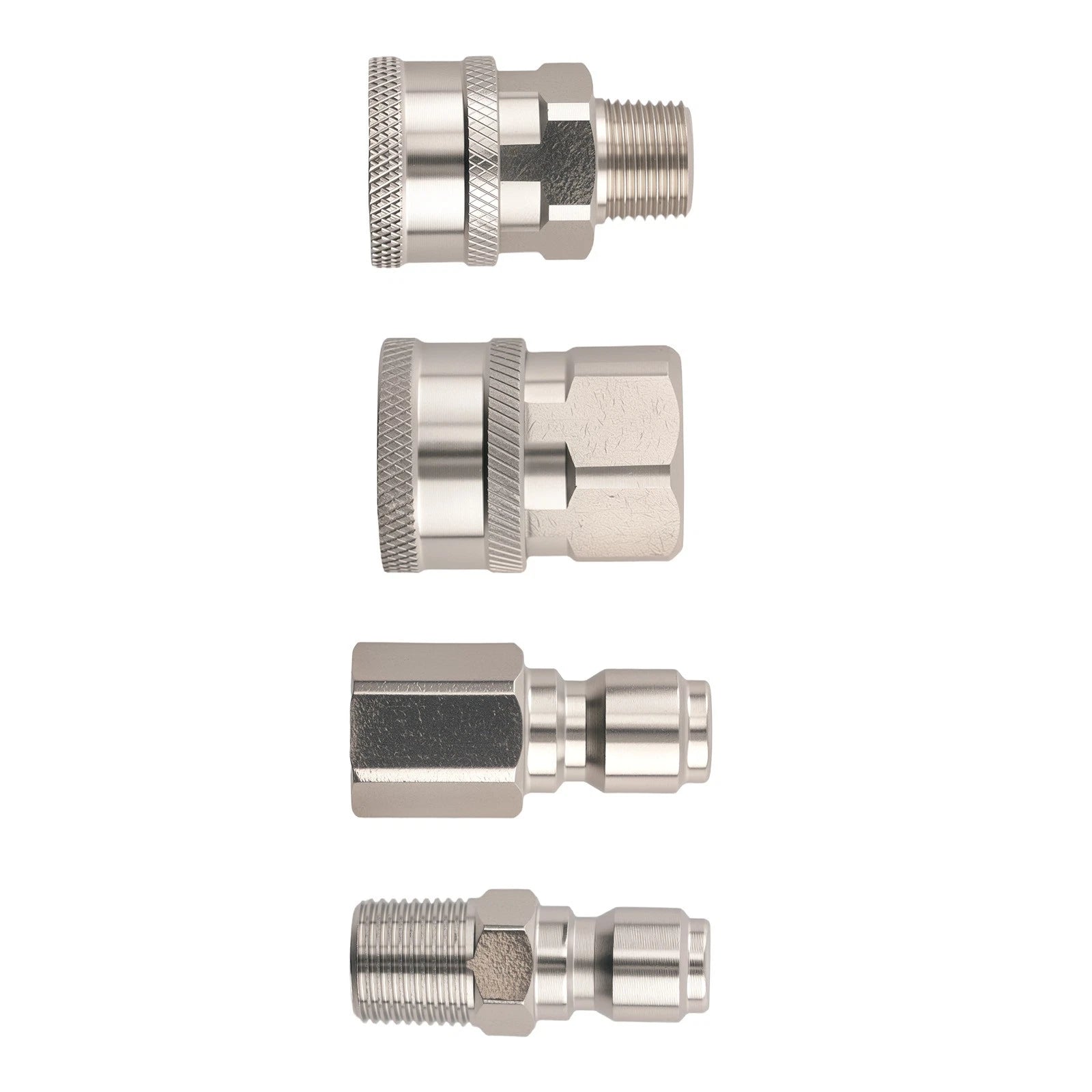 Set of 4 Quick Release Adapter Couplers for Pressure Washer (4000 PSI)