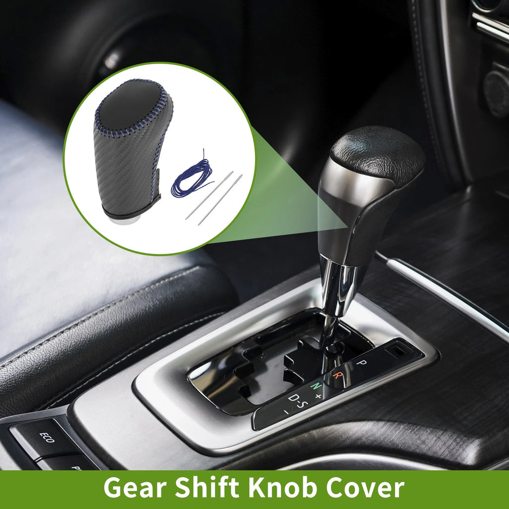 Gear Shift Knob Cover for Chevrolet Malibu (Black Carbon Fiber)