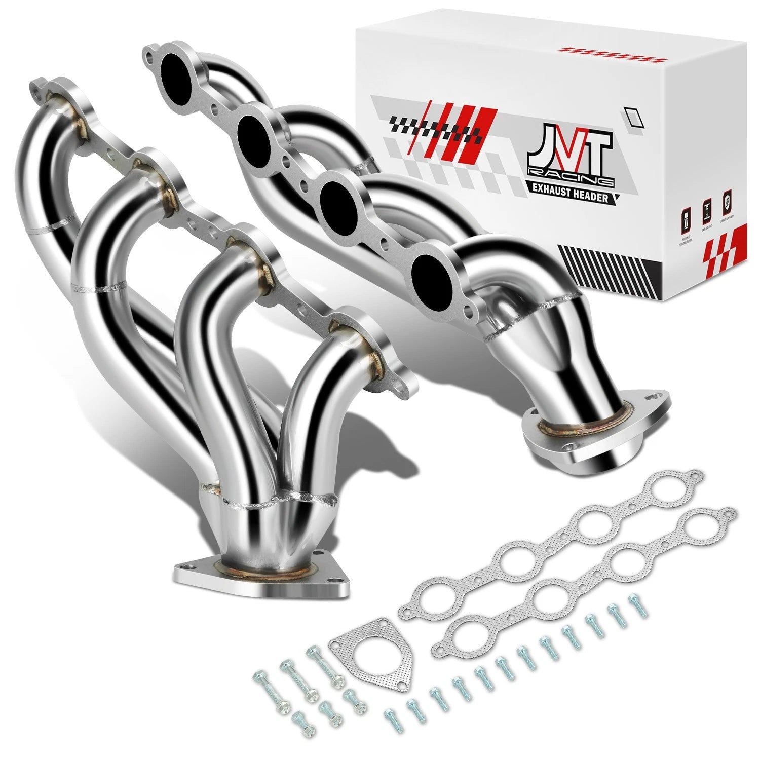 Shorty Exhaust Manifold Header for Chevrolet GMC Cadillac 4.8-6.2L (1999–2013)