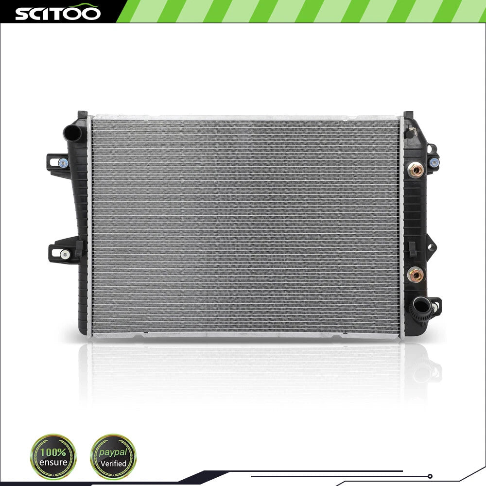 CU2857 Aluminum Radiator for Chevrolet Silverado GMC Sierra 2500 3500 (2007–2010)