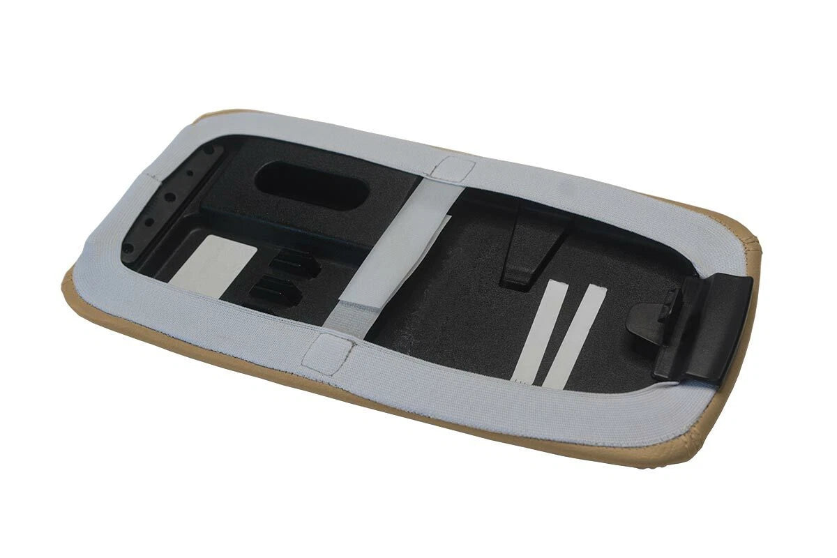 Leather Console Lid Pull Over Cover for Chevrolet Equinox (2005–2009) Beige