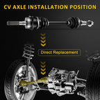 Front Right CV Axle for Can-Am Outlander 400 500 650 800