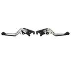 Extendable Brake Clutch Levers for BMW F900R F900XR F750GS F850GS (2019–2023) Silver