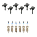 Set of 6 Ignition Coils & Spark Plugs for Chevy GMC 3.0 3.6 V6