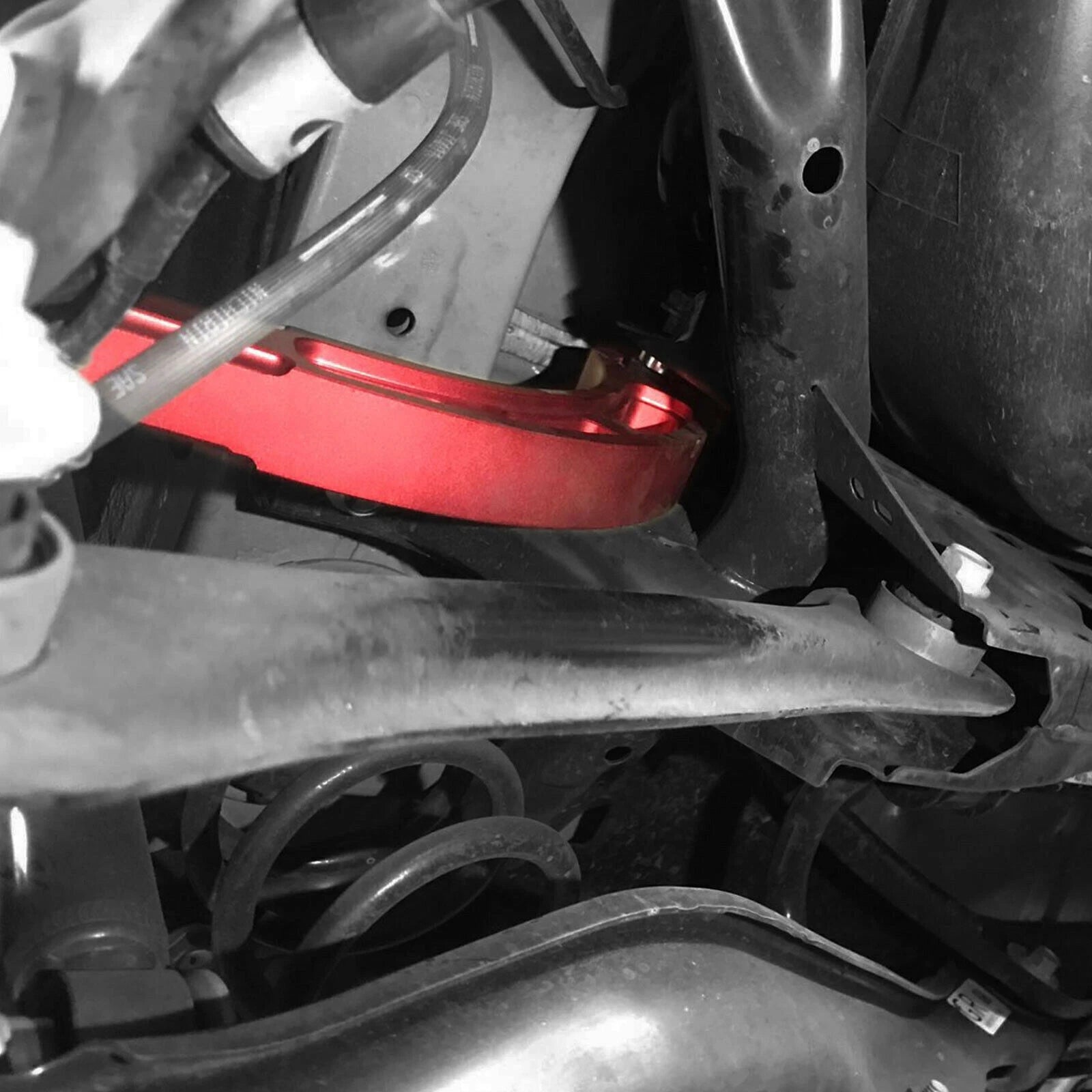 Adjustable Rear Camber Arm Kit for Mitsubishi Lancer (2002–2017) Red