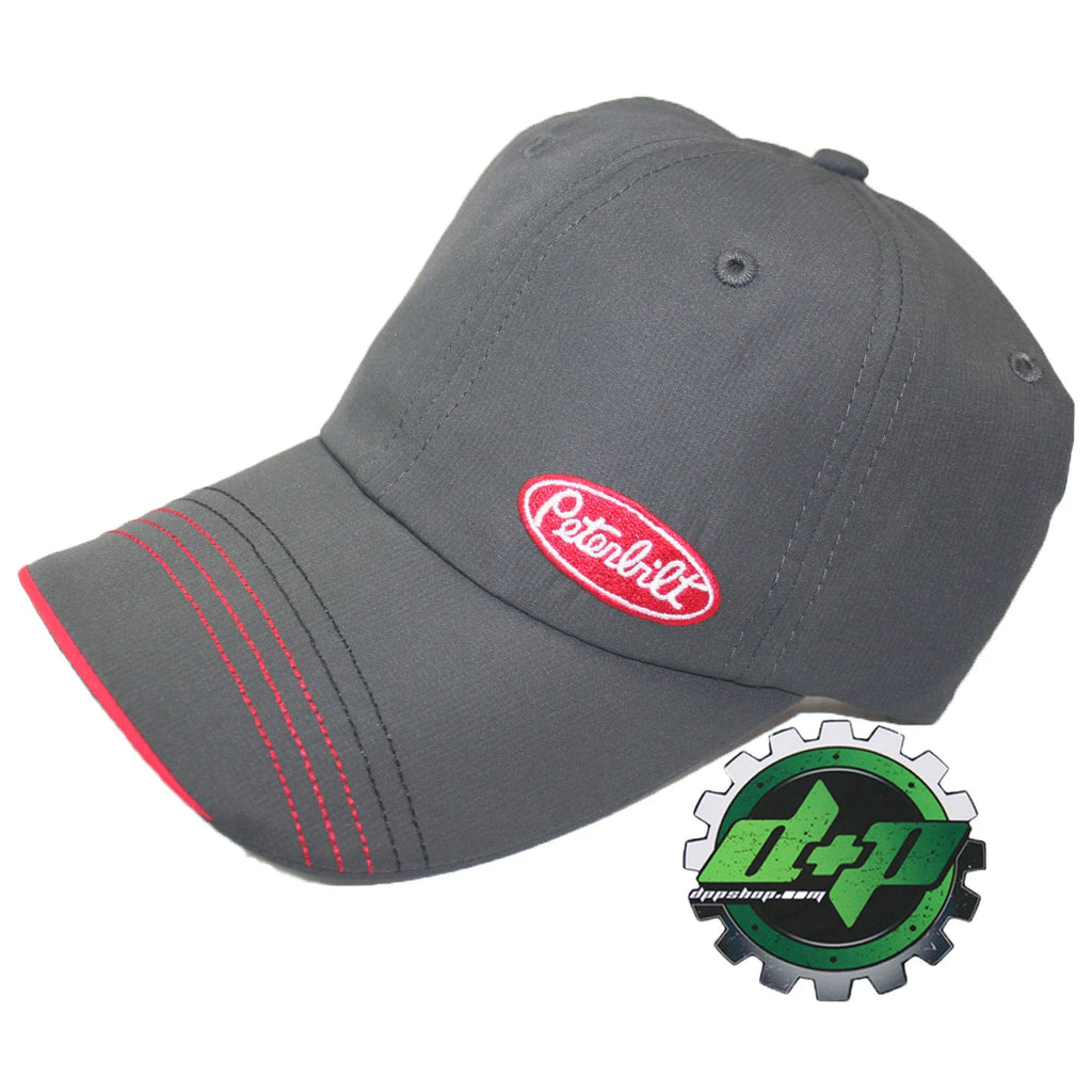 Microfiber Baseball Cap for Peterbilt Trucks (Cat, Cummins)