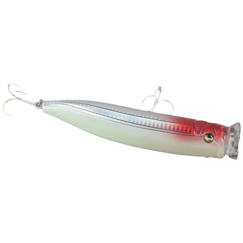 3D Eyes Floating Tuna Popper Lure for Saltwater Fishing (ABS Material)