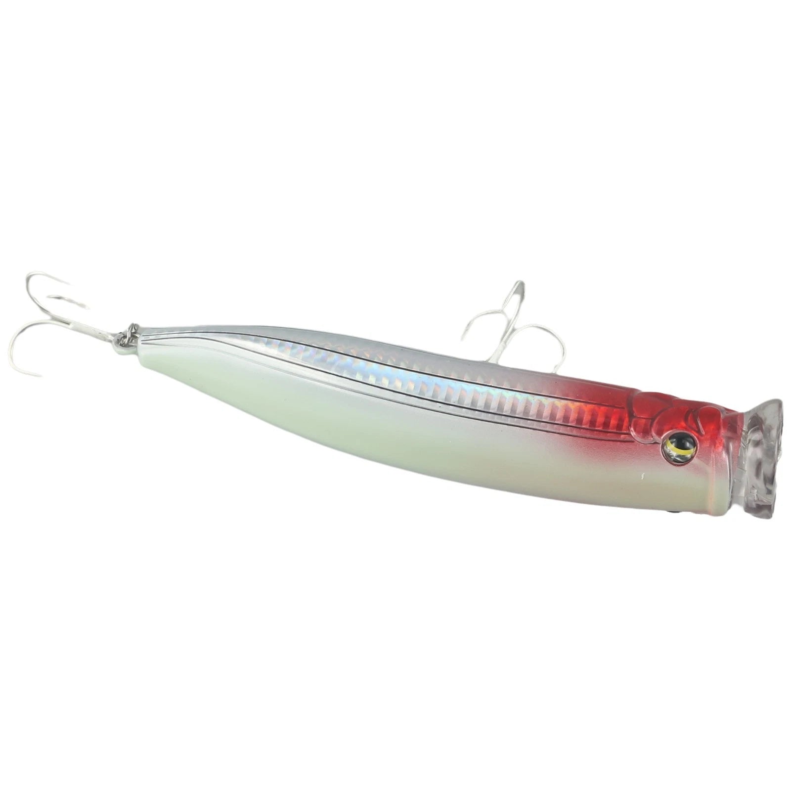 3D Eyes Floating Tuna Popper Lure for Saltwater Fishing (ABS Material)