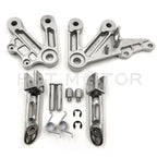 Set of 2 Front Foot Pegs Footrest Brackets for Suzuki GSXR1000 (2003–2004)