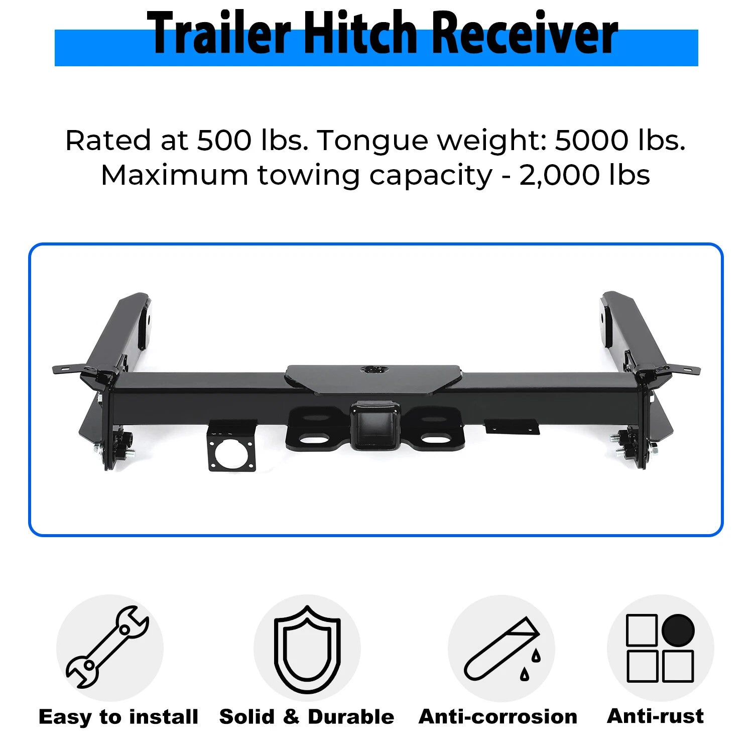 Class 3 Trailer Tow Hitch for Subaru Ascent (2019–2025)