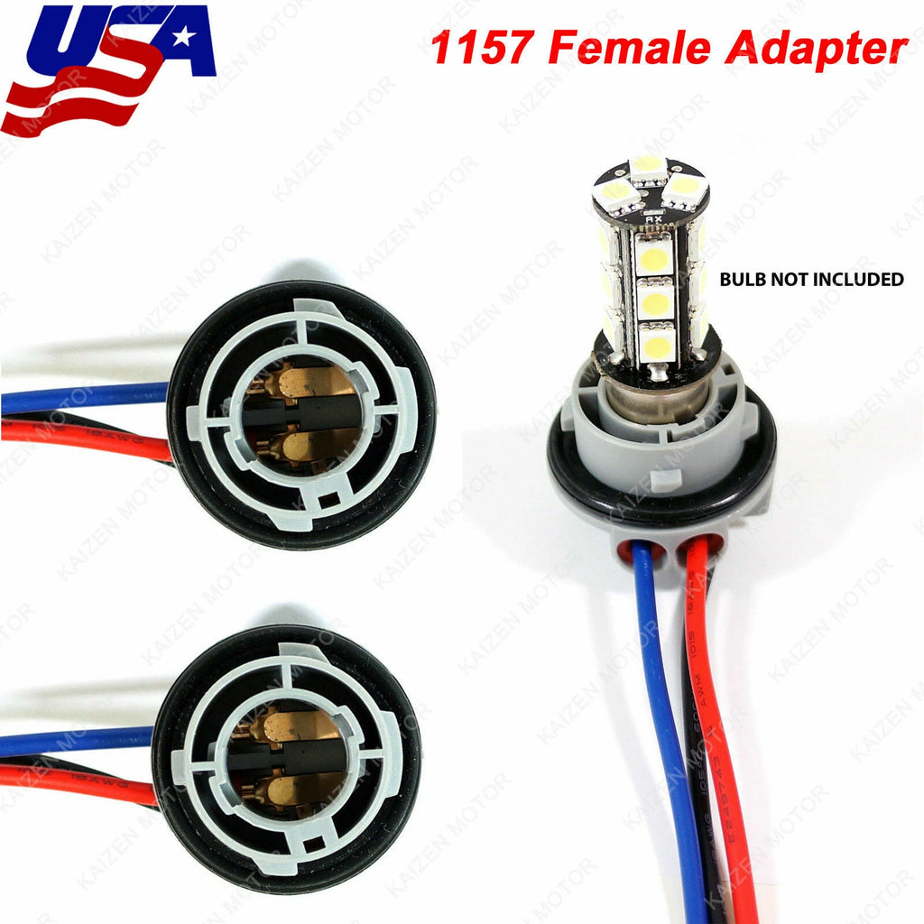 LED Bulb Wiring Harness Adapter for 1157 2057 2357 (2015–2020)