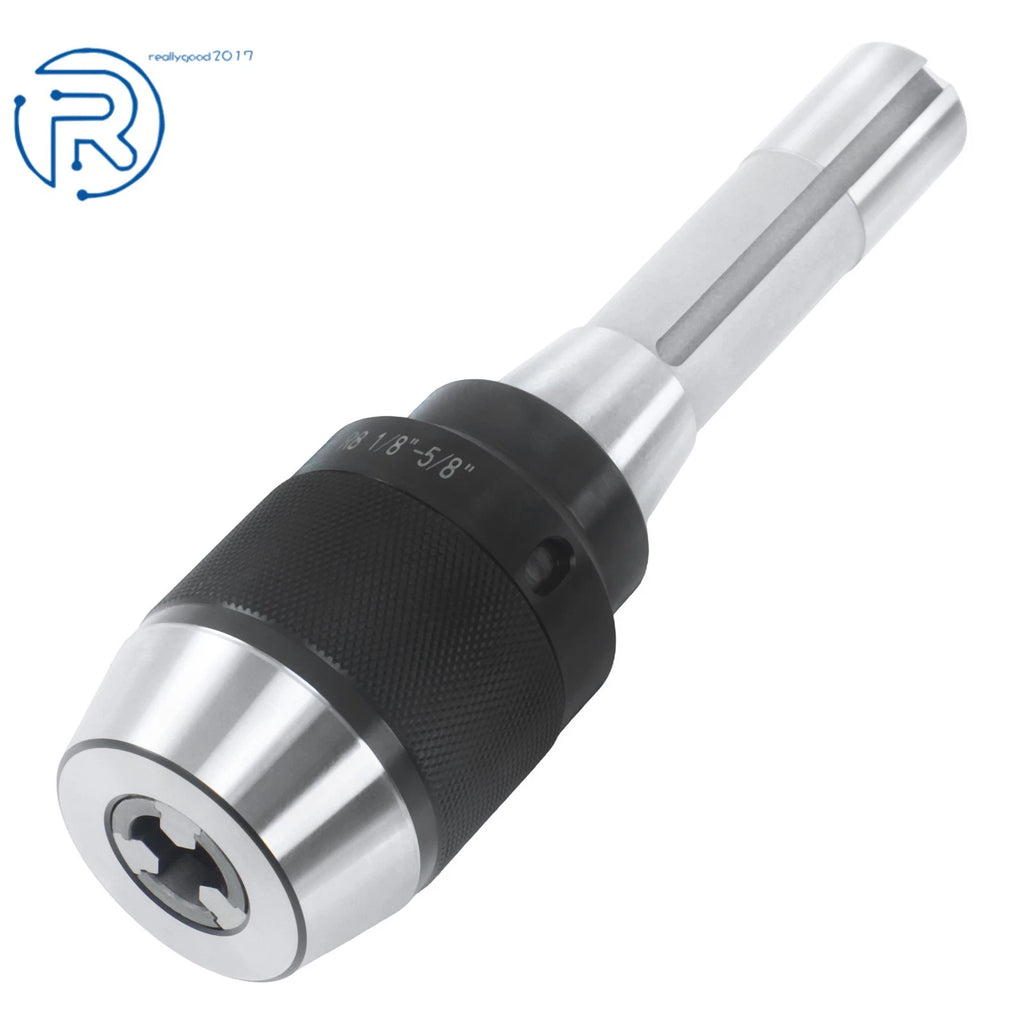 1/8"-5/8" Keyless Drill Chuck for R8 Shank (Integrated Shank)