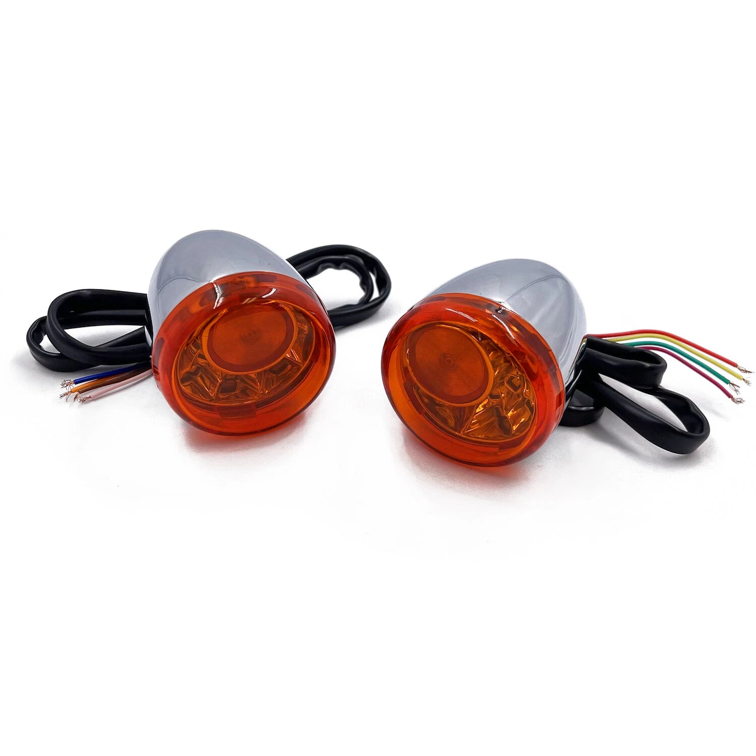 Amber LED Running Brake Turn Signal Indicator Light for Harley XL 883 1200 (1992–2017)