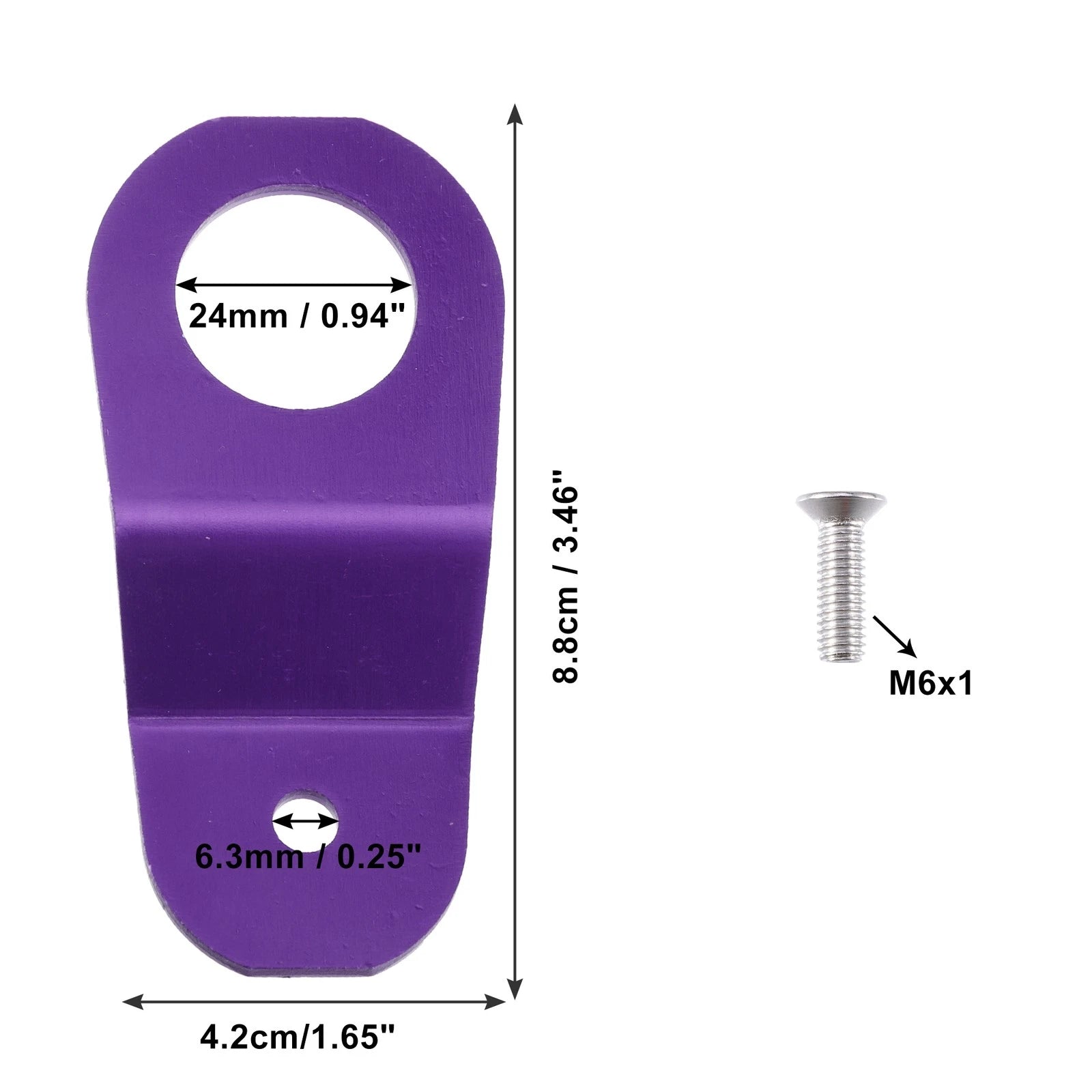 Set of 1 Engine Water Tank Radiator Bracket for Honda Civic 