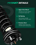 Set of 4 Complete Struts & Shocks for Ford F150 RWD