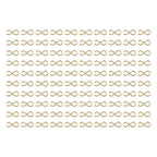 100pcs Fishing Sinker Eyelets for Bass Fishing (Stainless Steel)