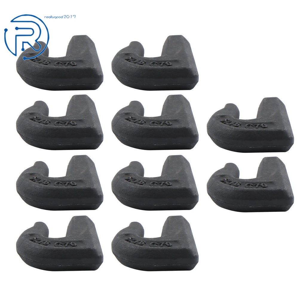 10PCS 5/16" G70 Weld On Chain Grab Hook for Tractor Bucket Trailer