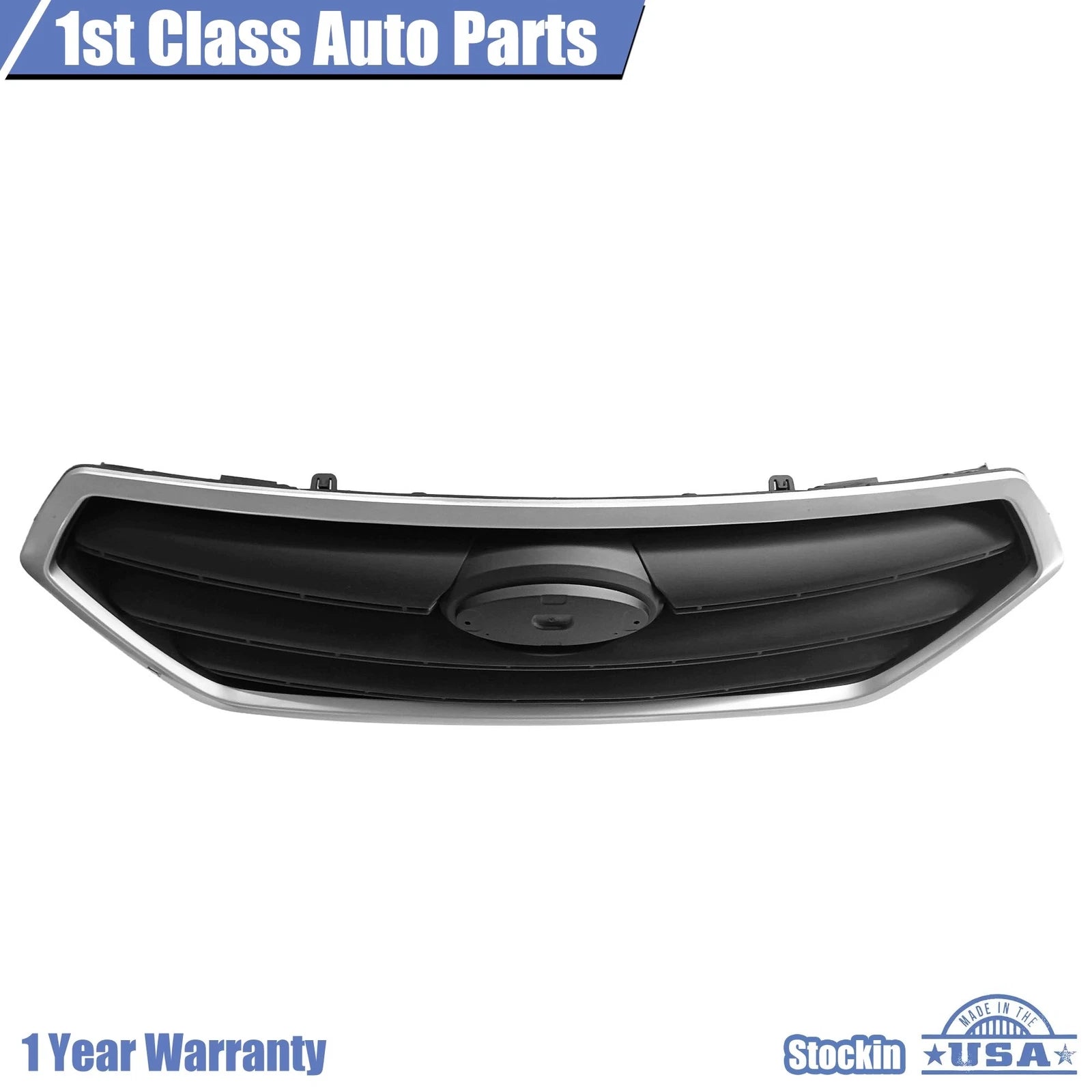 Grille Assembly for Subaru Legacy (2015-2017) Textured Gray Shell and Insert
