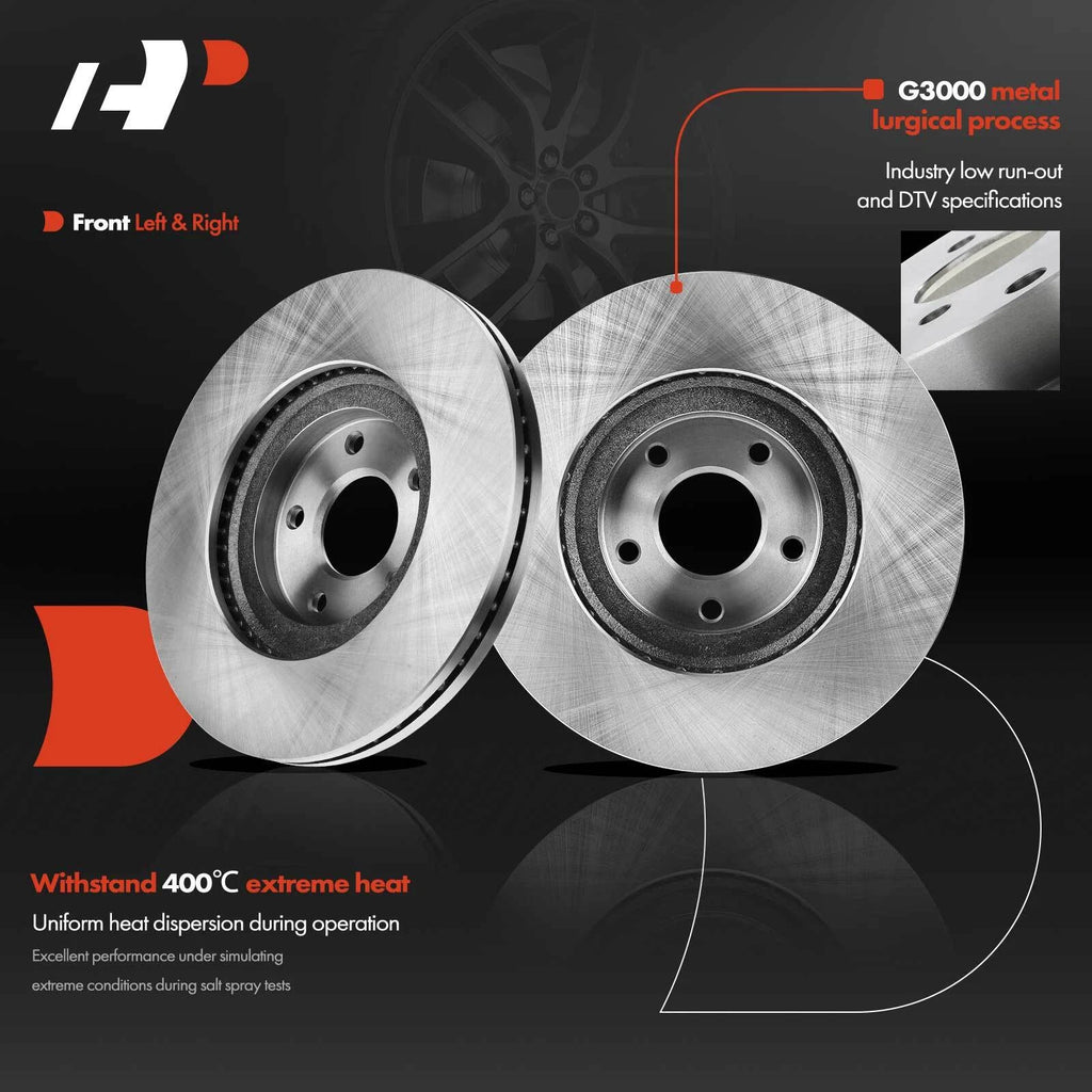 Front Disc Brake Rotors & Ceramic Pads for Nissan Altima (2005–2006)