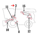 Overshot Stripper Beater Drive Belt for John Deere Combine (AMH165708, H165708)
