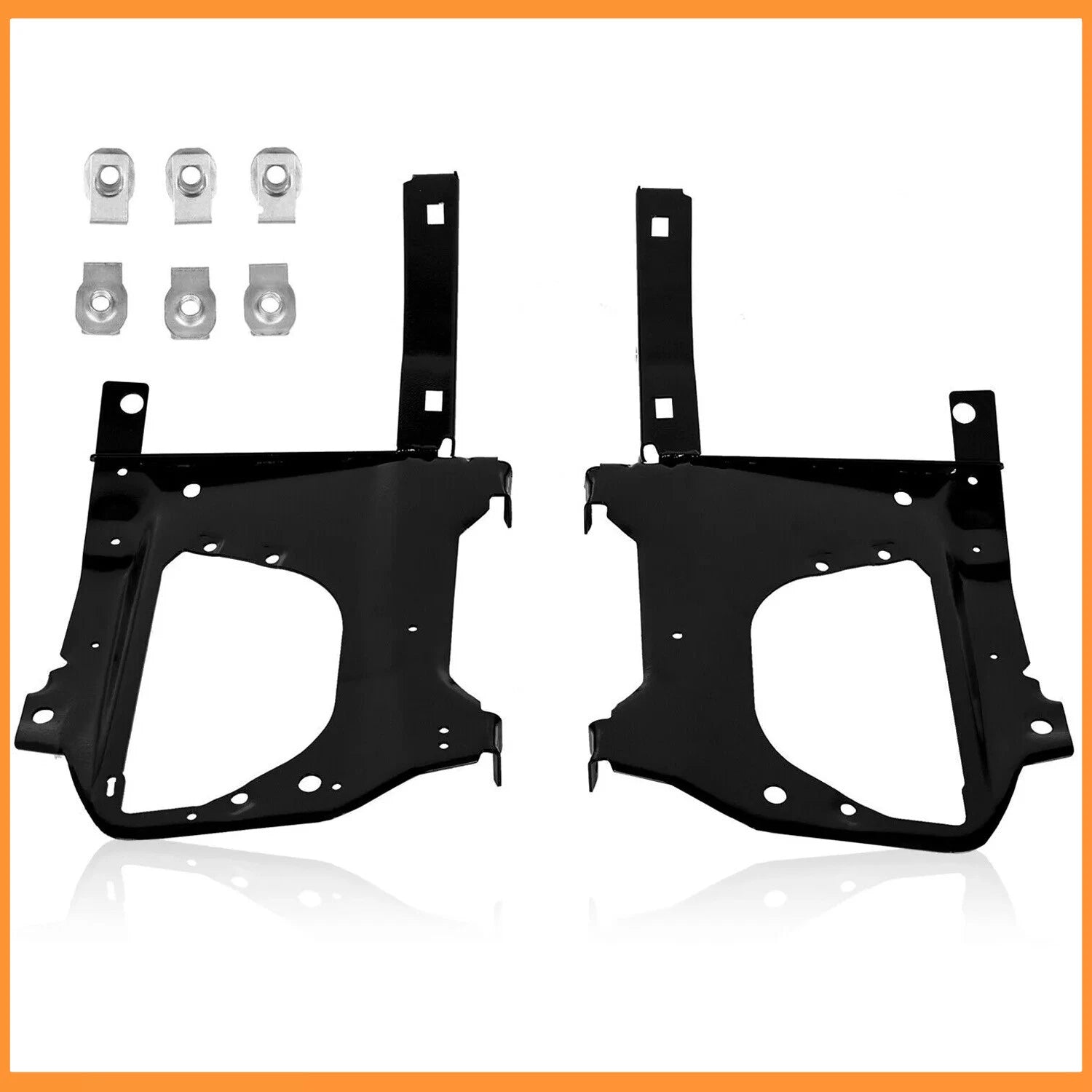 Set of 2 Front Bumper Bracket Kit for Dodge Ram 2500 3500 (2010–2018) 68064329AD