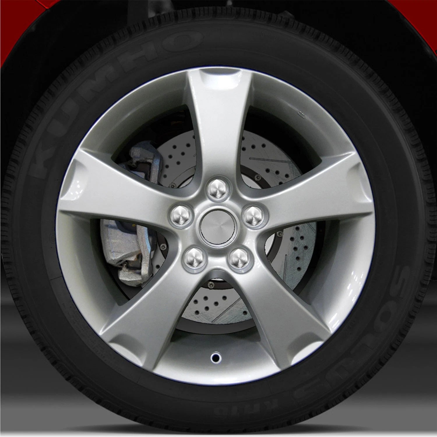 17x6.5 Factory Wheel (Bright Fine Silver) For 2004-2006 Mazda 3