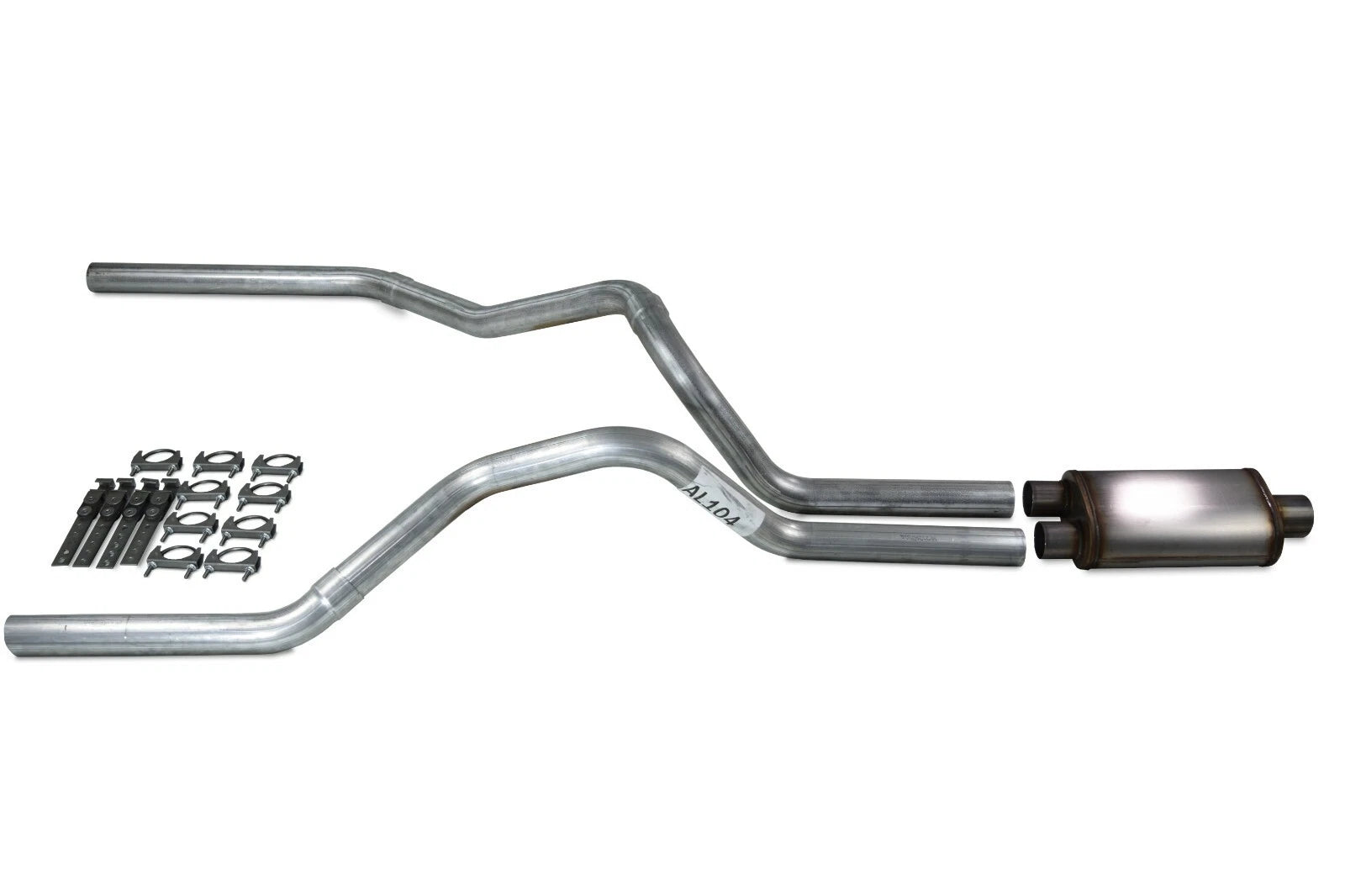 2.5" Dual Exhaust Kit for Dodge Ram 1500 (2009-2018) Stainless Muffler