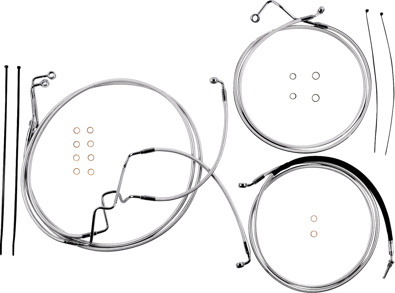 Sterling Chromite II Designer Handlebar Installation Kit for MAGNUM (6")
